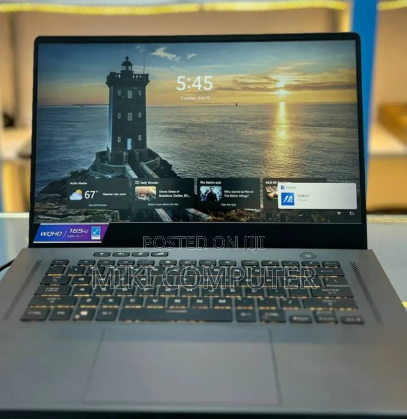 New Laptop Asus ROG Zephyrus G15 16GB AMD Ryzen 9 SSD 1T