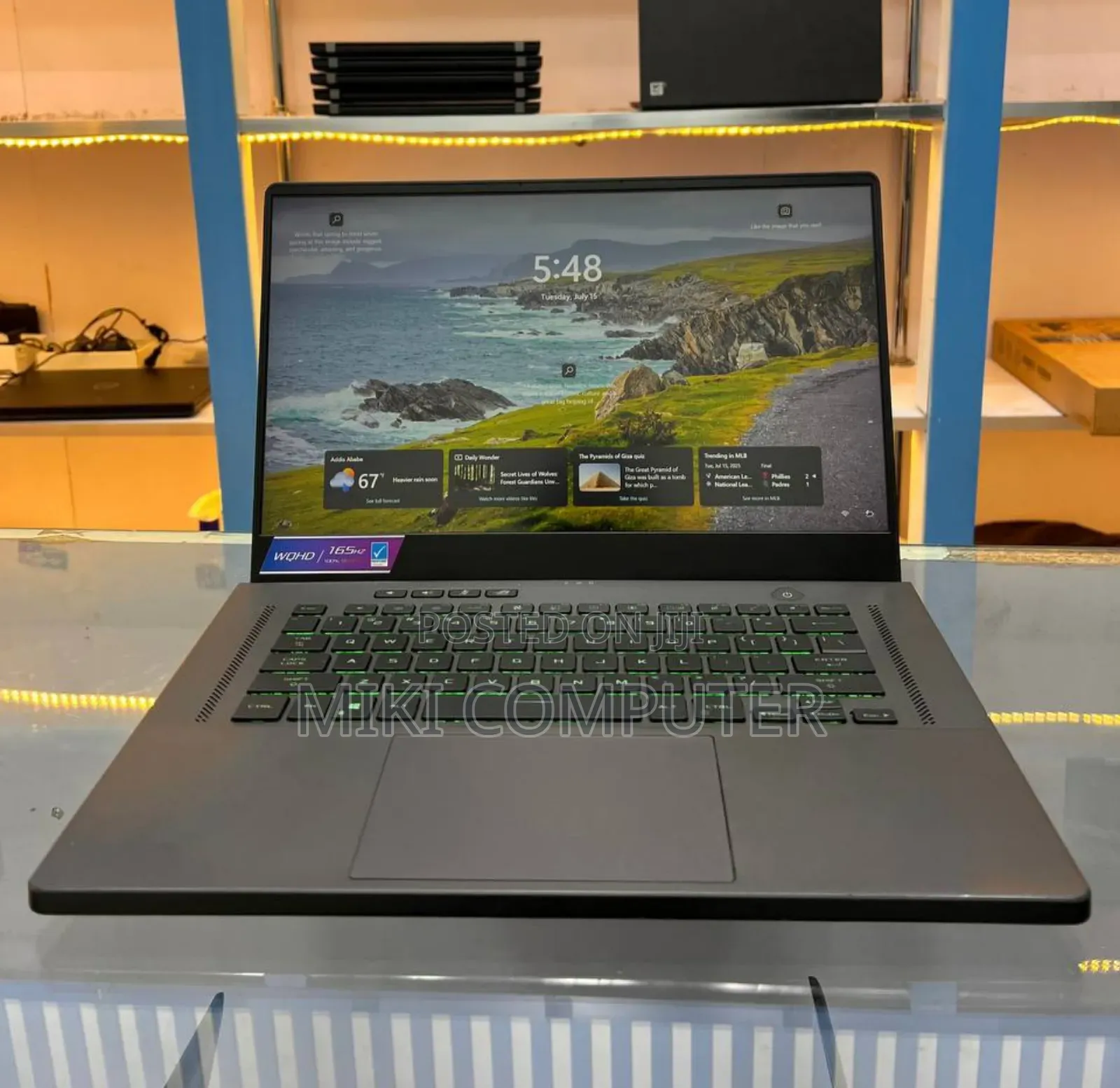 New Laptop Asus ROG Zephyrus G15 16GB AMD Ryzen 9 SSD 1T