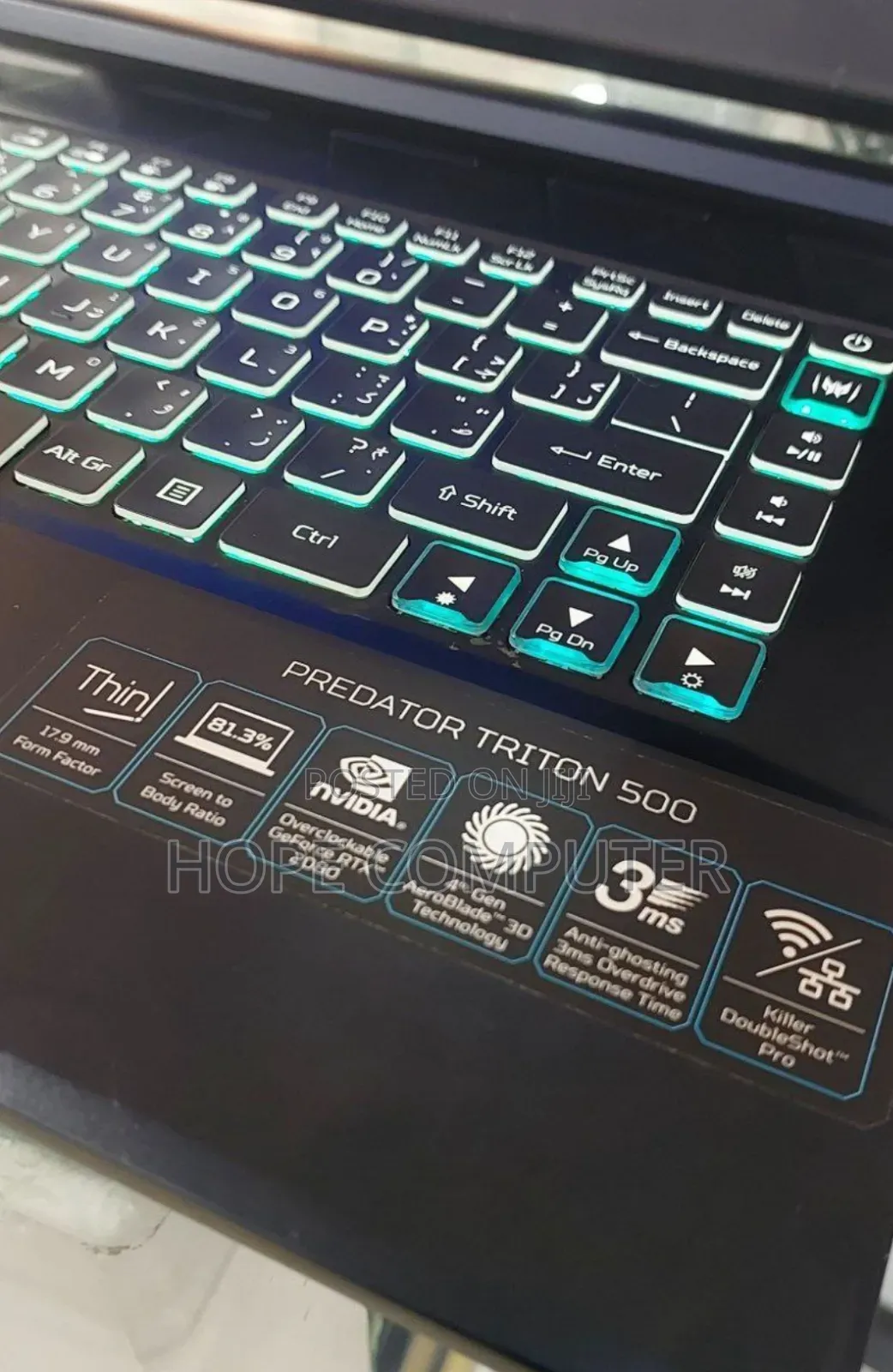 New Laptop Acer Predator Helios 300 16GB Intel Core I7 SSD 1T