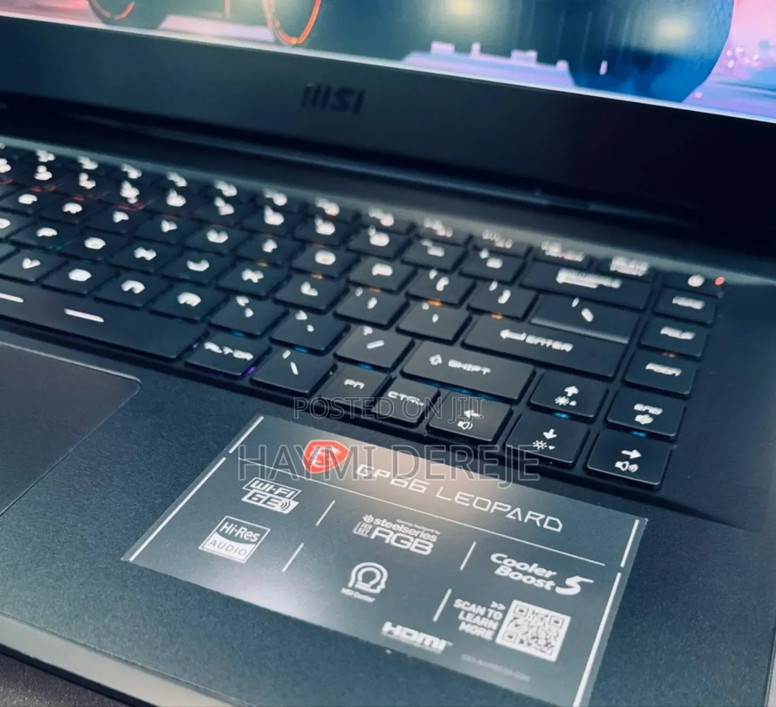 New Laptop MSI GP75 Leopard 16GB Intel Core I7 SSD 1T