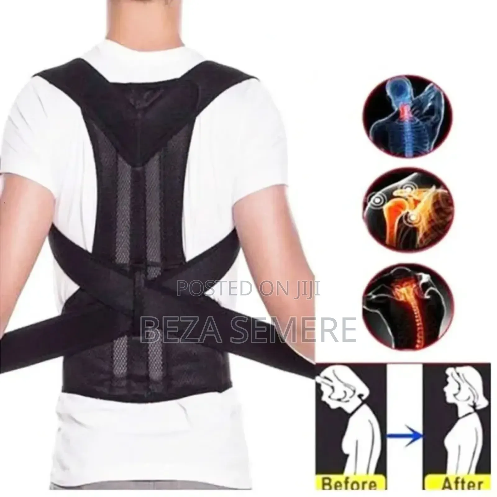 Posture Corrector Belt Adjustable Shoulder Ringl