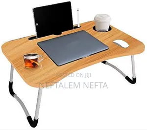 Photo - Laptop Table With Cup Holder