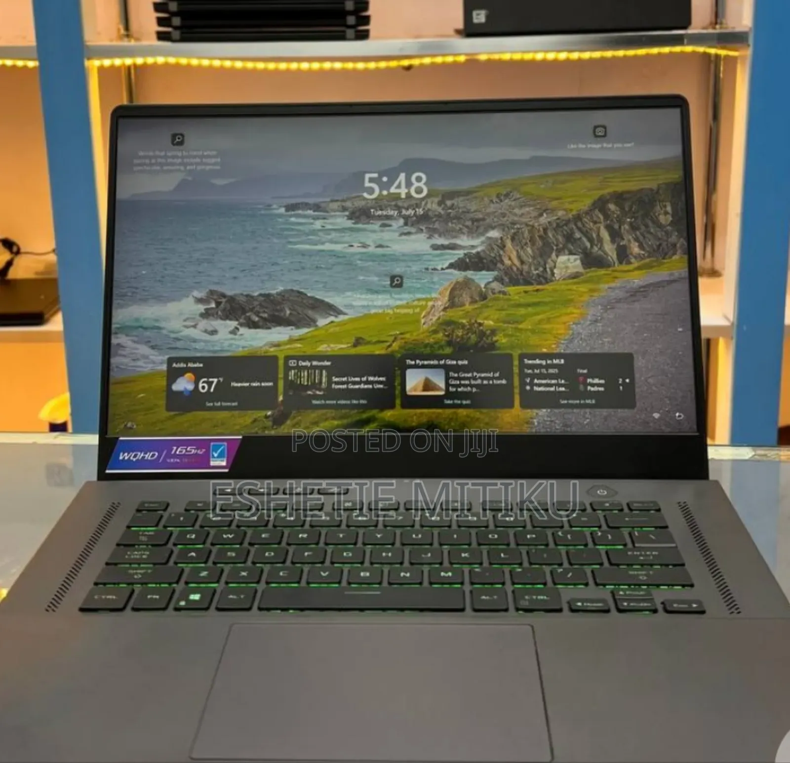 New Laptop Asus ROG Zephyrus G15 16GB AMD Ryzen 9 SSD 1T