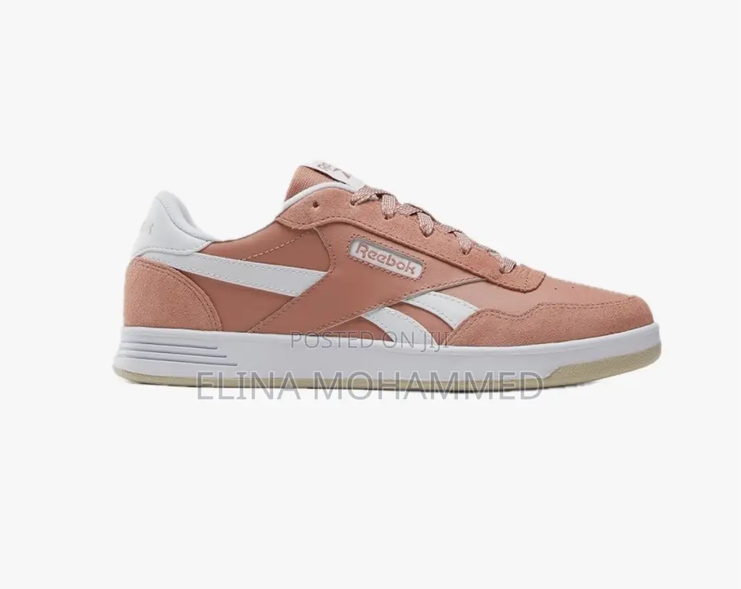 Reebok Pinkclay Full Suede Uppers With Synthetic Leather