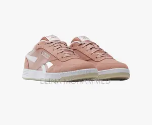 Reebok Pinkclay Full Suede Uppers With Synthetic Leather