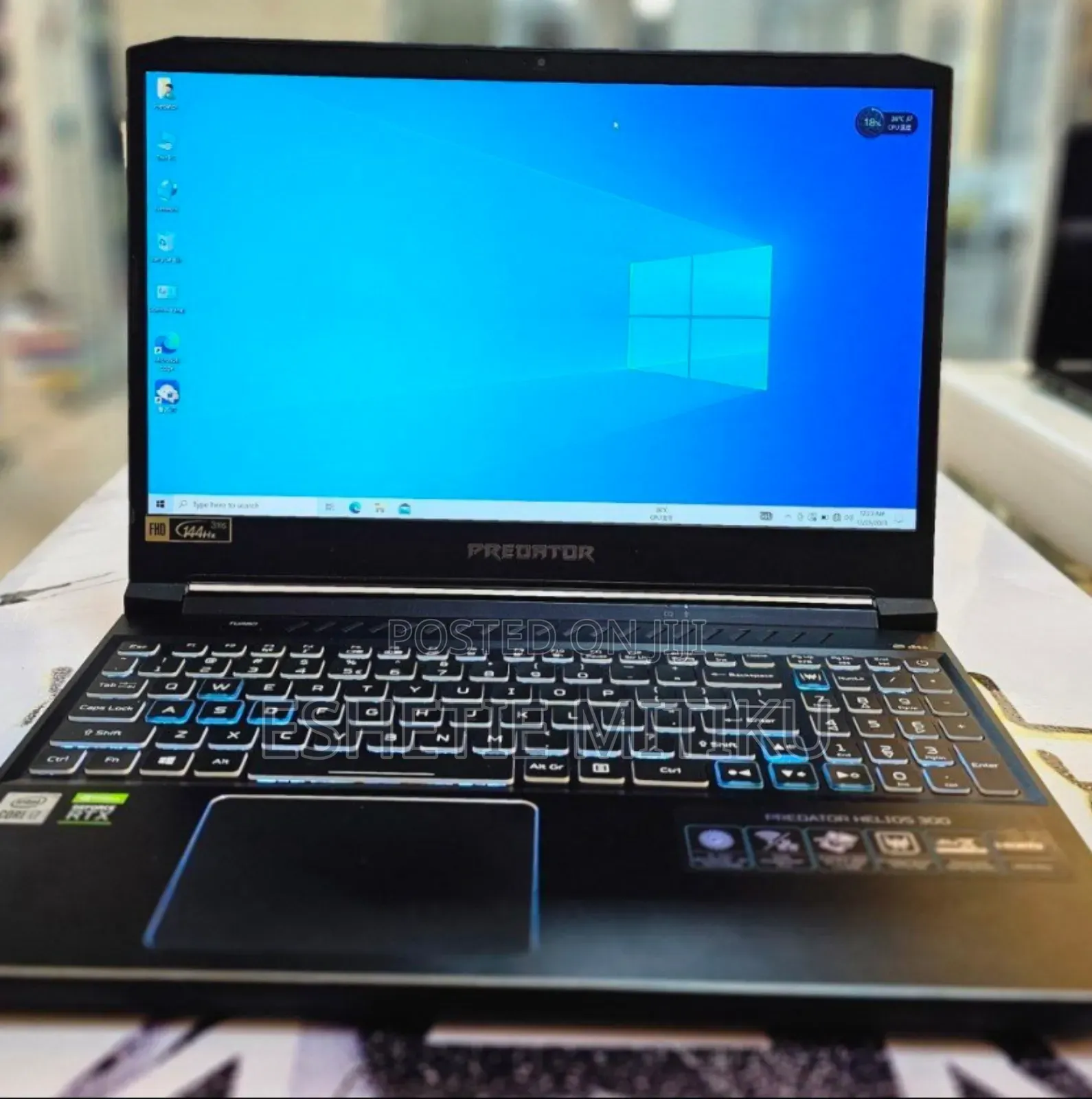 New Laptop Acer Predator Helios 300 16GB Intel Core I7 SSD 1T