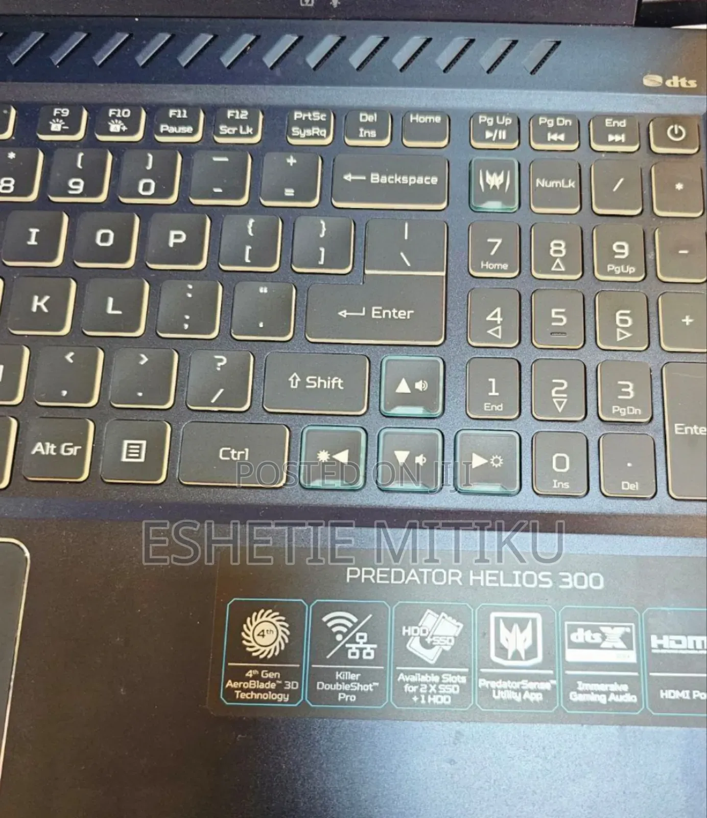 New Laptop Acer Predator Helios 300 16GB Intel Core I7 SSD 1T