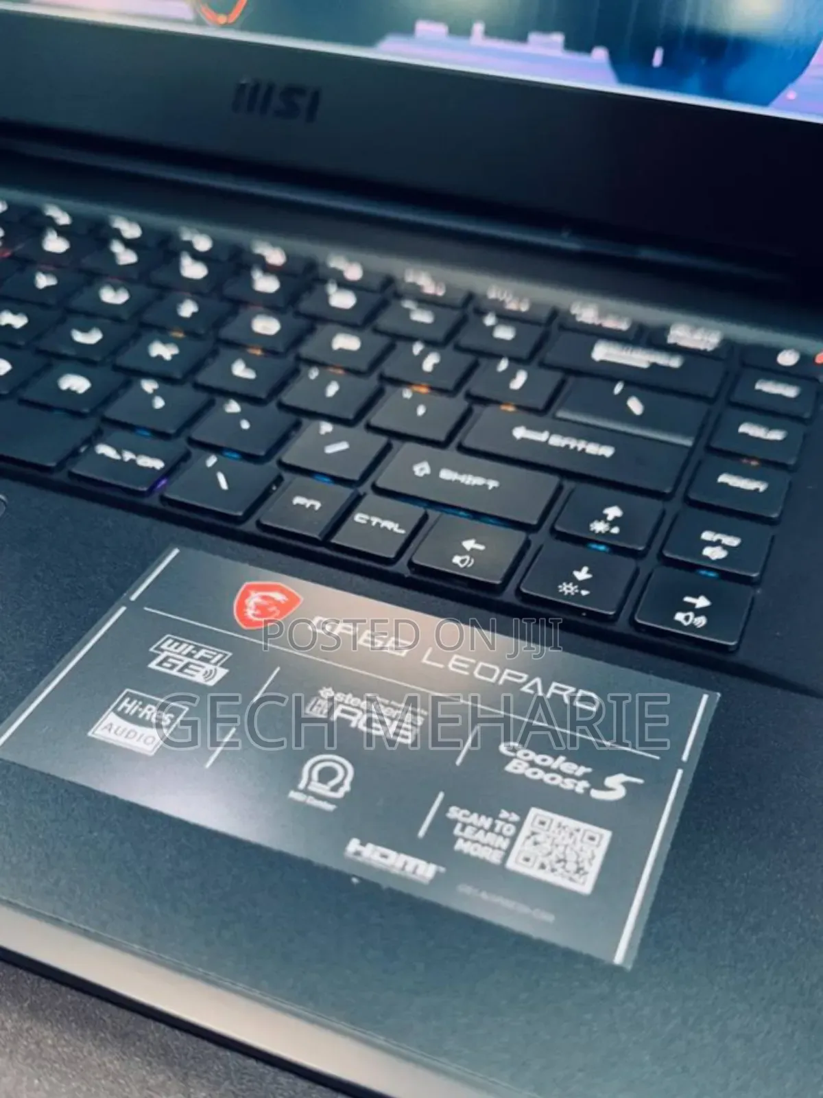 New Laptop MSI GP75 Leopard 16GB Intel Core I7 SSD 1T