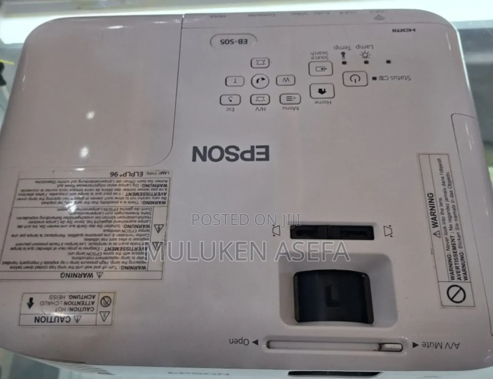 Epson Projector 
Model Name: Eb-S05
Hardware Interface: V