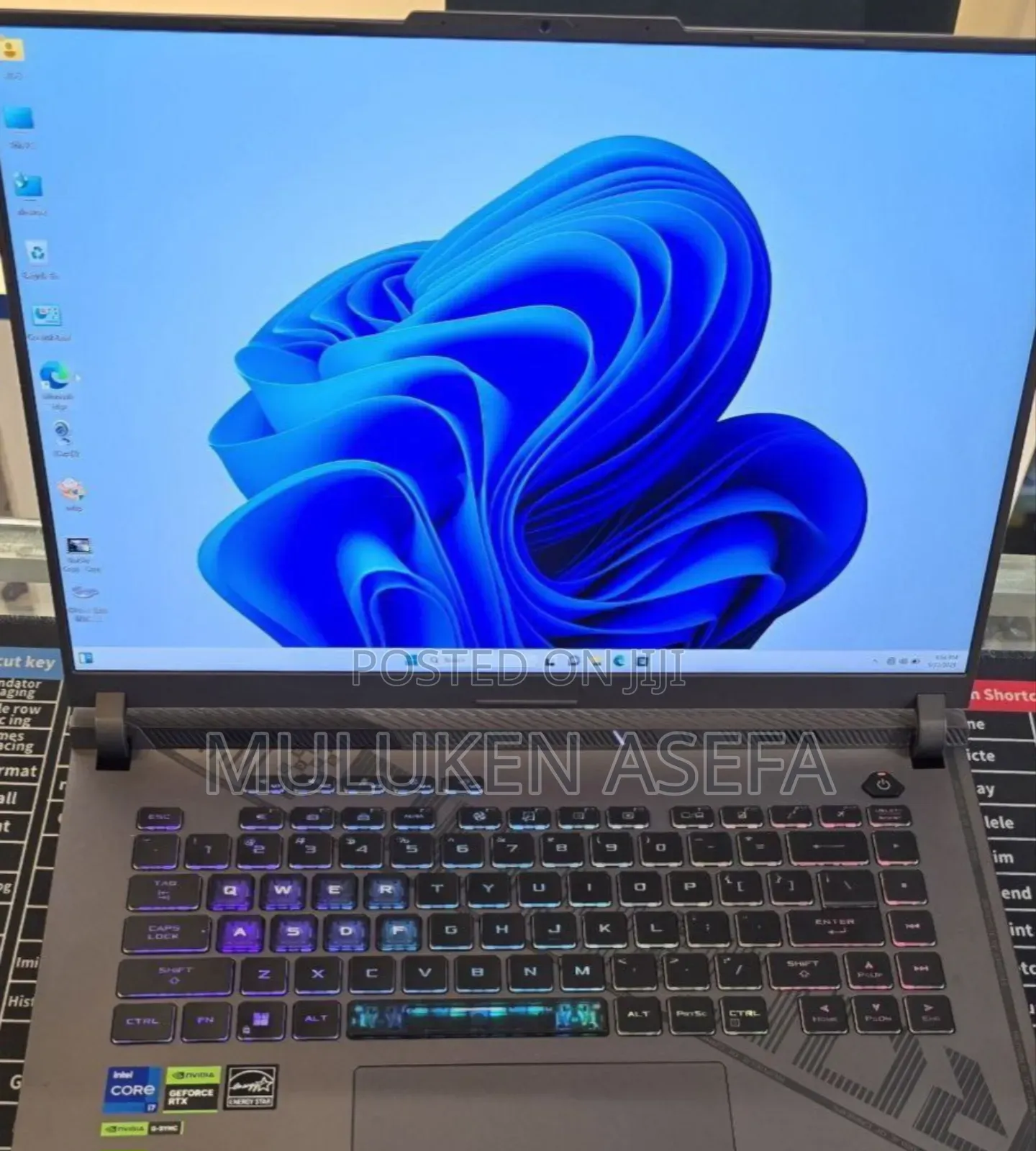 New Laptop Asus ROG Strix G15 16GB Intel Core I7 SSD 1T