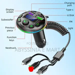 3in1 Car Charger and Mp3