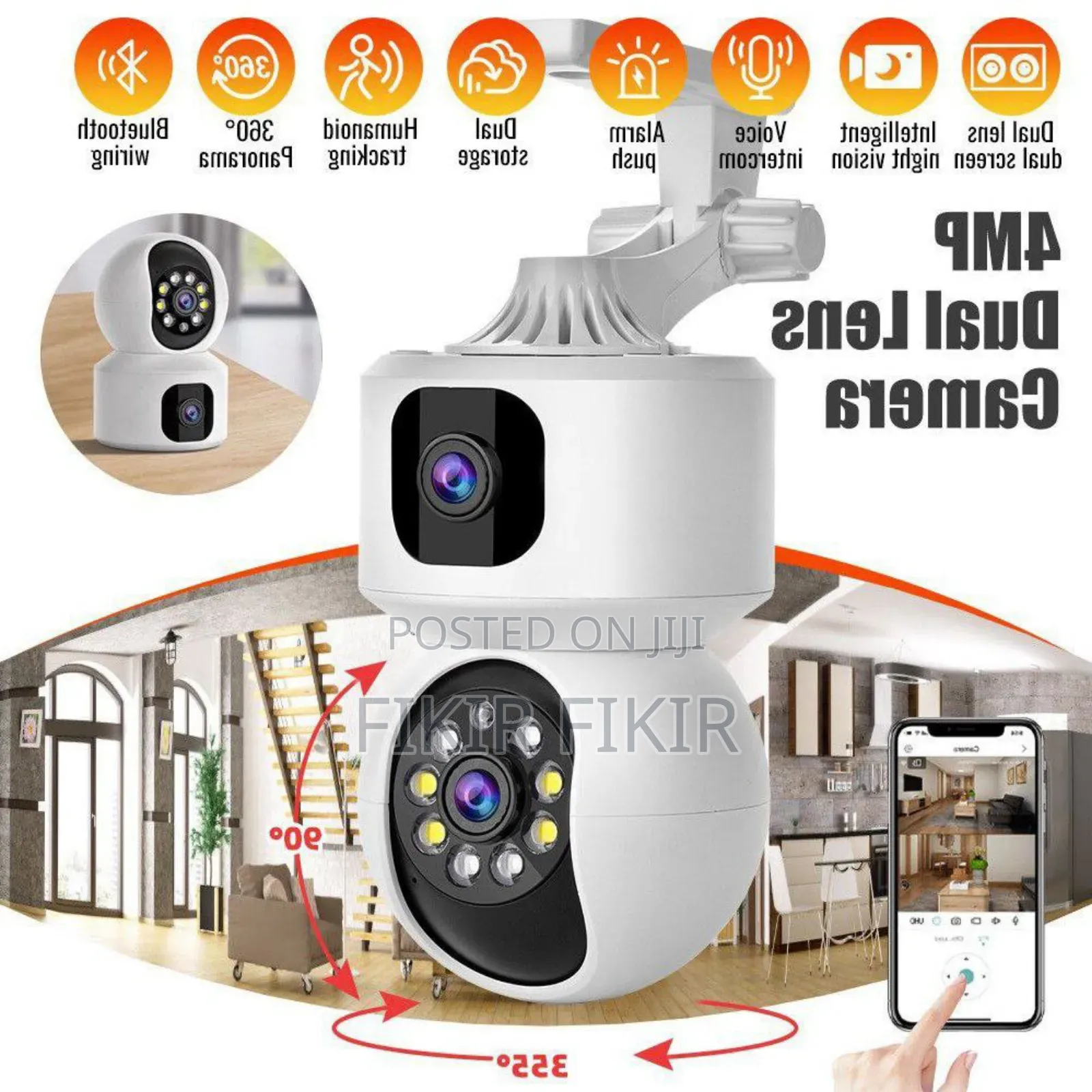 Sim Support Double Lens Camera