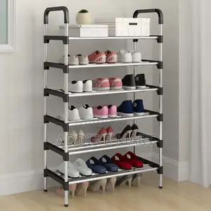 Photo - 6-layer Adjustable Shoe Rack