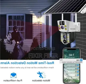 V380 Dual Lens Outdoor Security Camera