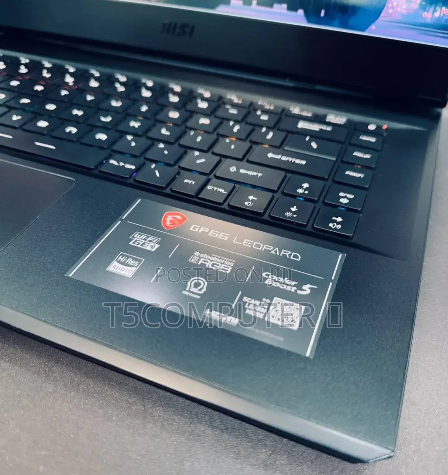 New Laptop MSI GP75 Leopard 16GB Intel Core I7 SSD 1T