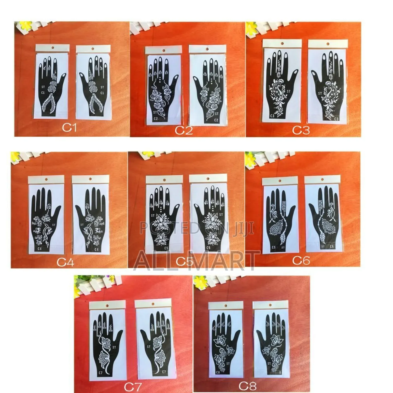 1 Pair Tattoo Stencil