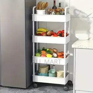 4 Layer Movable Kitchen Storage