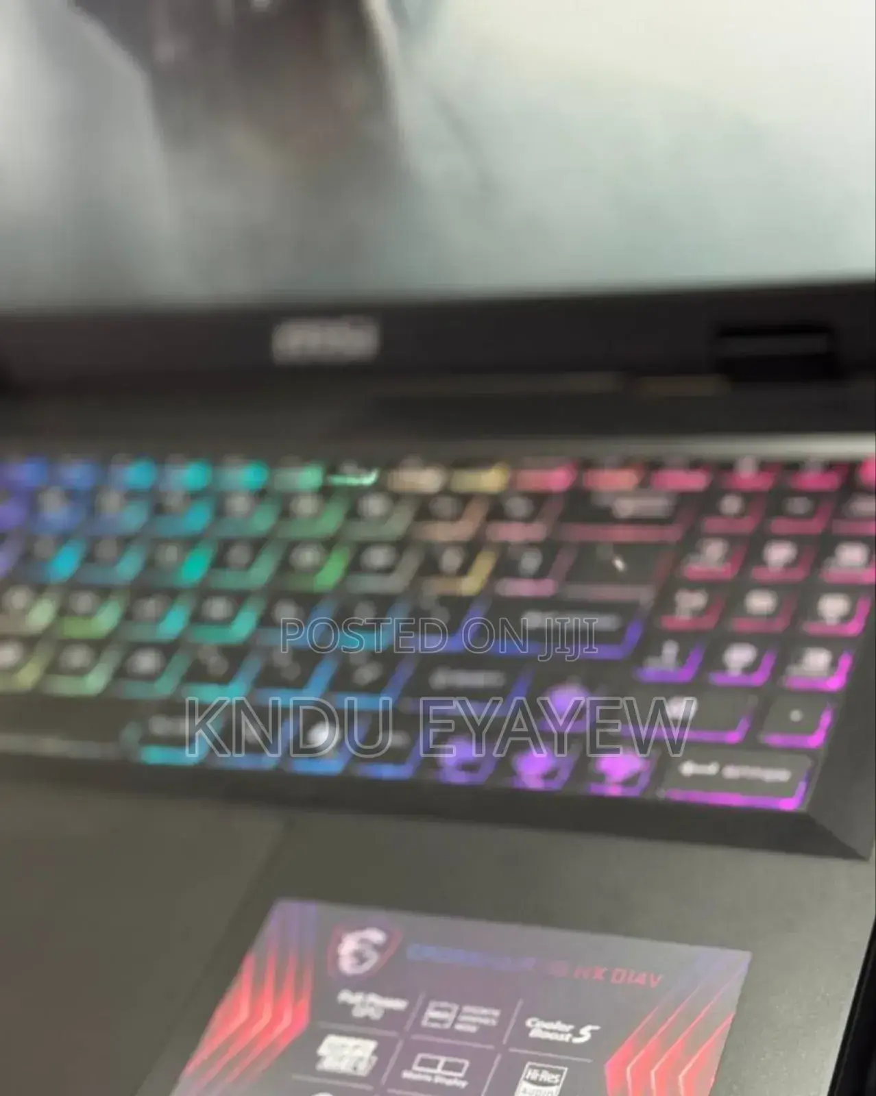 New Laptop MSI GF63 16GB Intel Core I7 SSD 1T