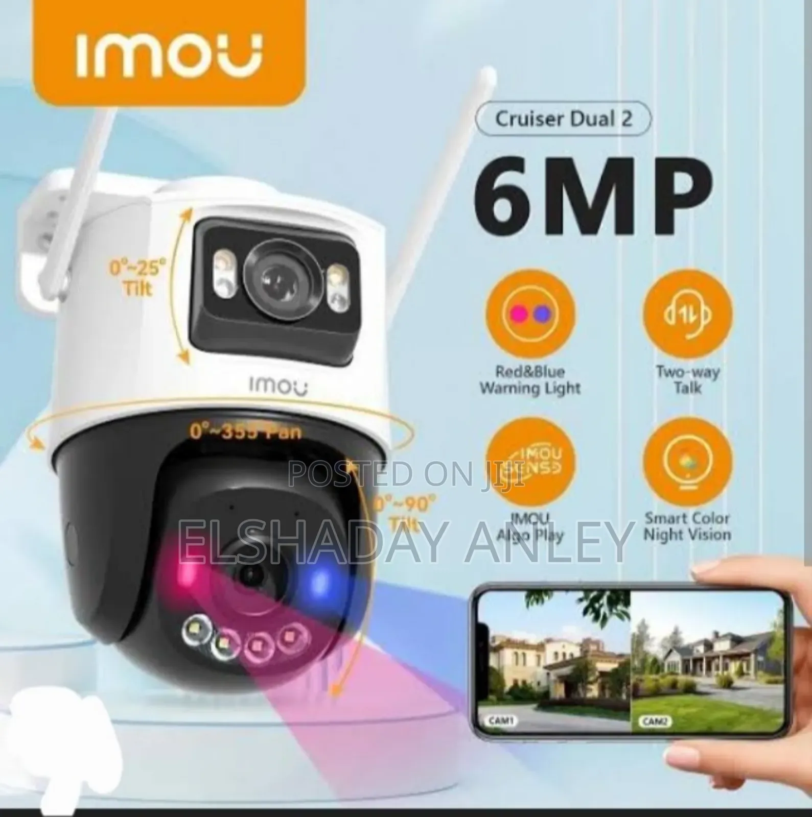 I Mou Cruser Double Lence CCTV Wireless Camera