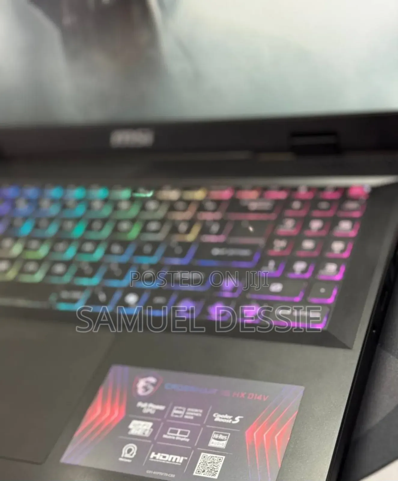 New Laptop MSI Crosshair 15 16GB Intel Core I7 SSD 1T