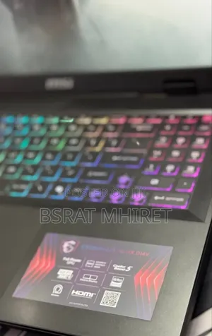 Photo - New Laptop MSI GF63 16GB Intel Core I7 SSD 1T