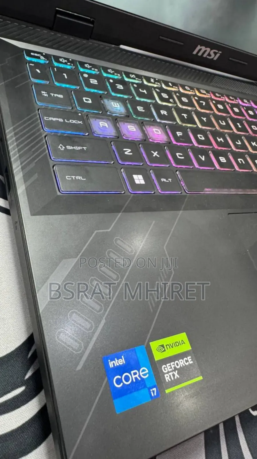 New Laptop MSI GF63 16GB Intel Core I7 SSD 1T