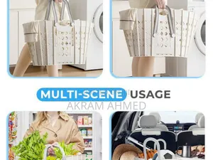 Foldable Laundry Basket – Space-Saving Portable
