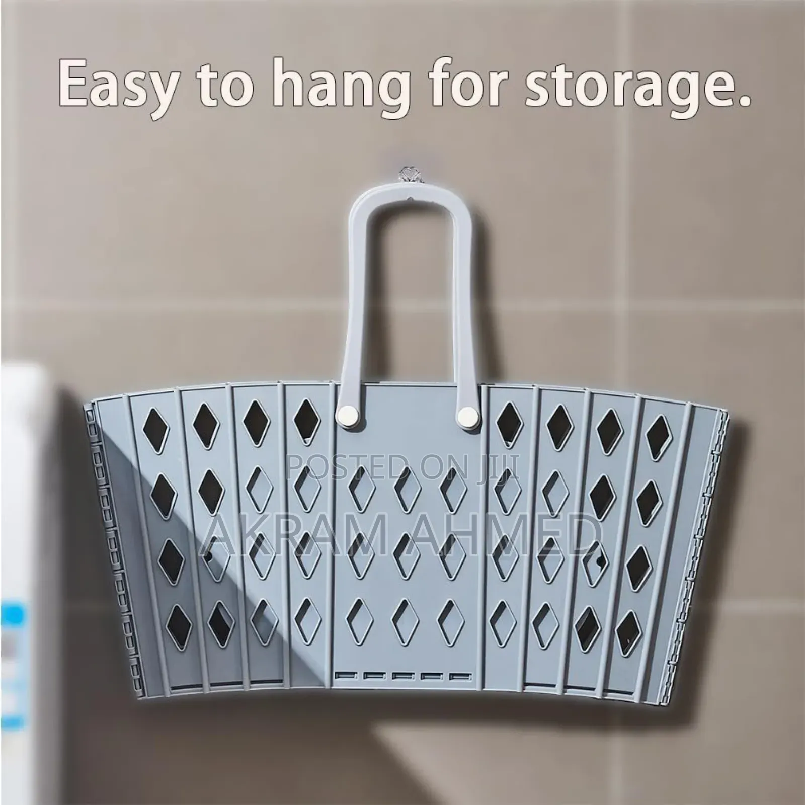 Foldable Laundry Basket – Space-Saving Portable