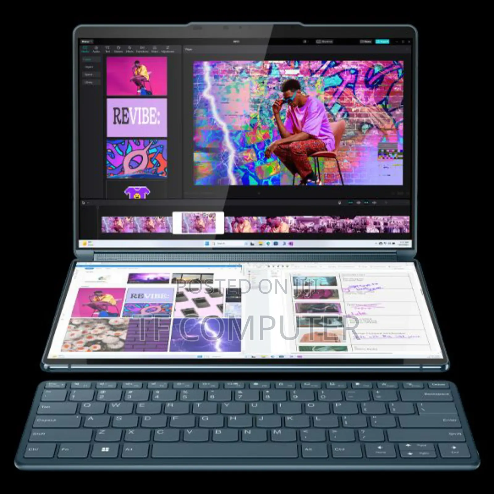 New Laptop Lenovo Yoga Book 9i 16GB Intel Core Ultra 7 SSD 1T