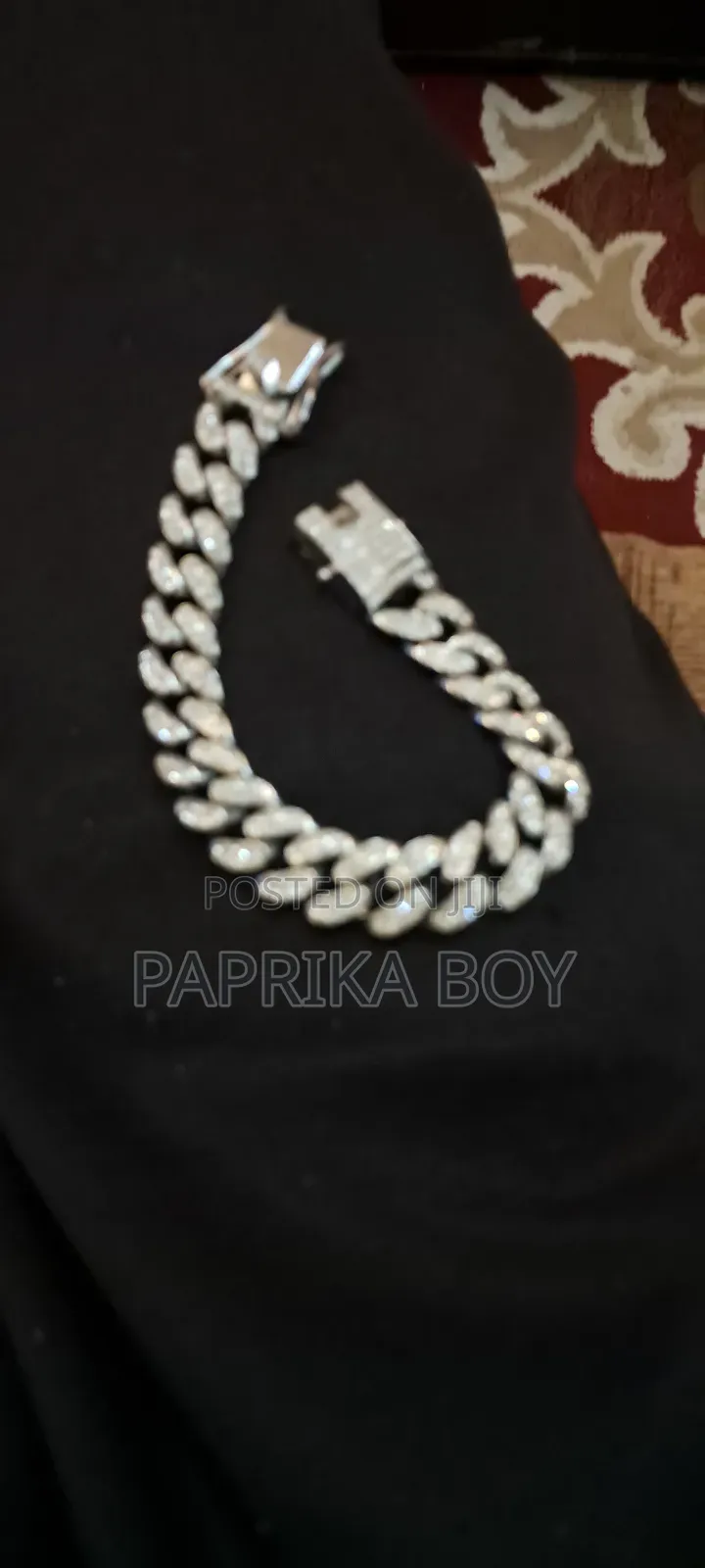 Dimond Silver Ice Out Chain