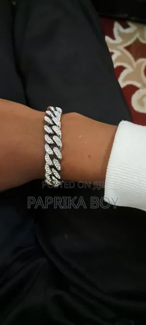 Dimond Silver Ice Out Chain