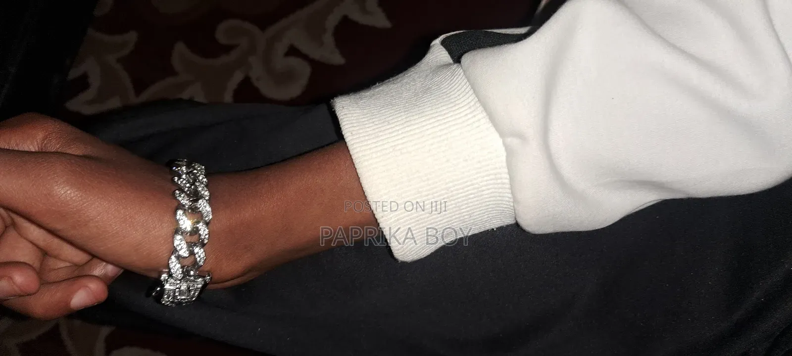 Dimond Silver Ice Out Chain