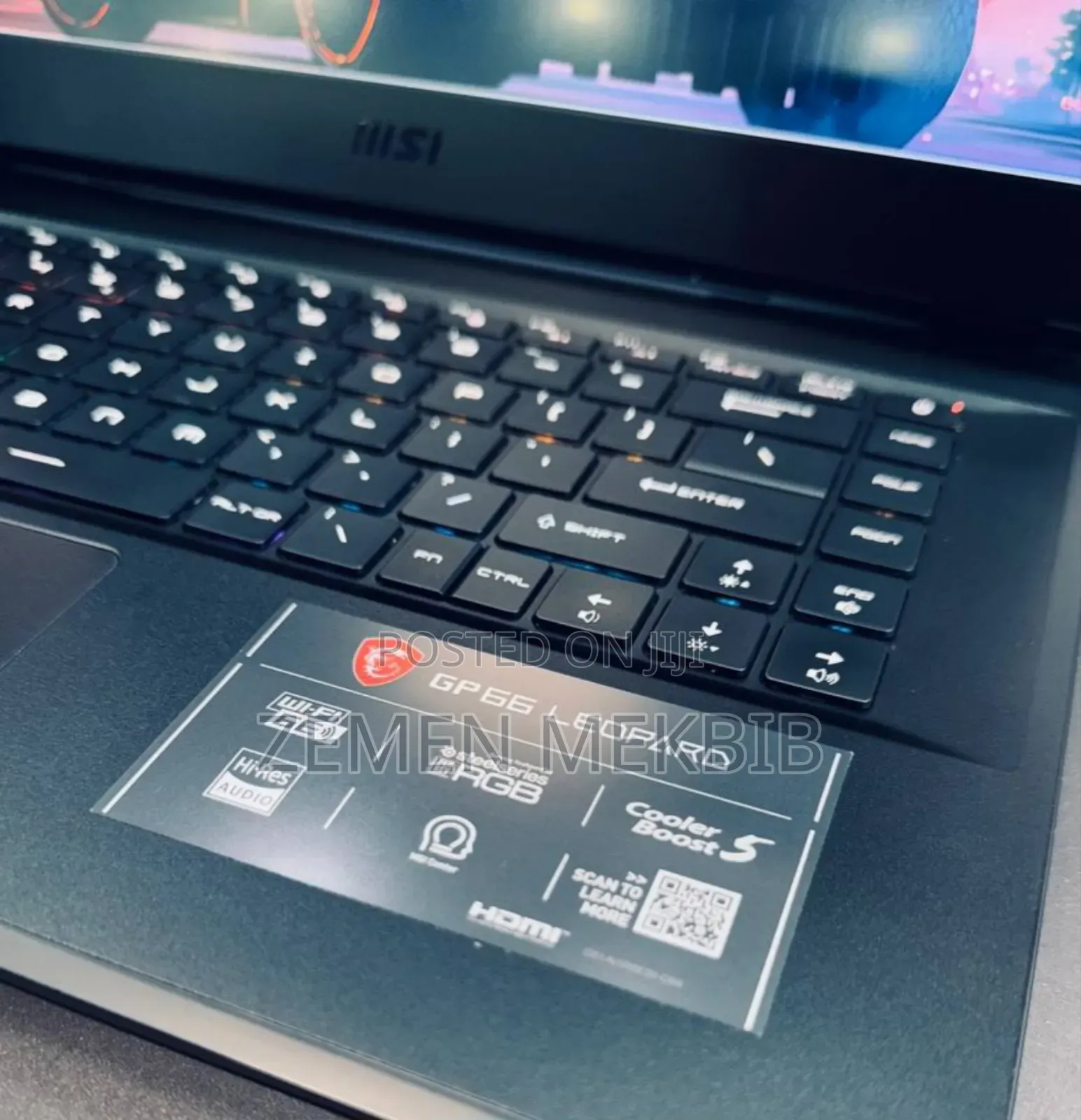 New Laptop MSI GF63 16GB Intel Core I7 SSD 1T