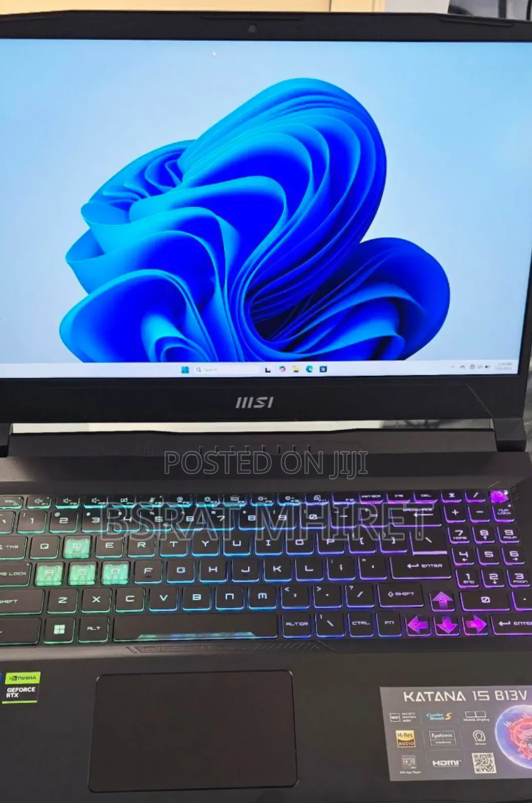 New Laptop MSI Katana 15 16GB Intel Core I7 SSD 512GB