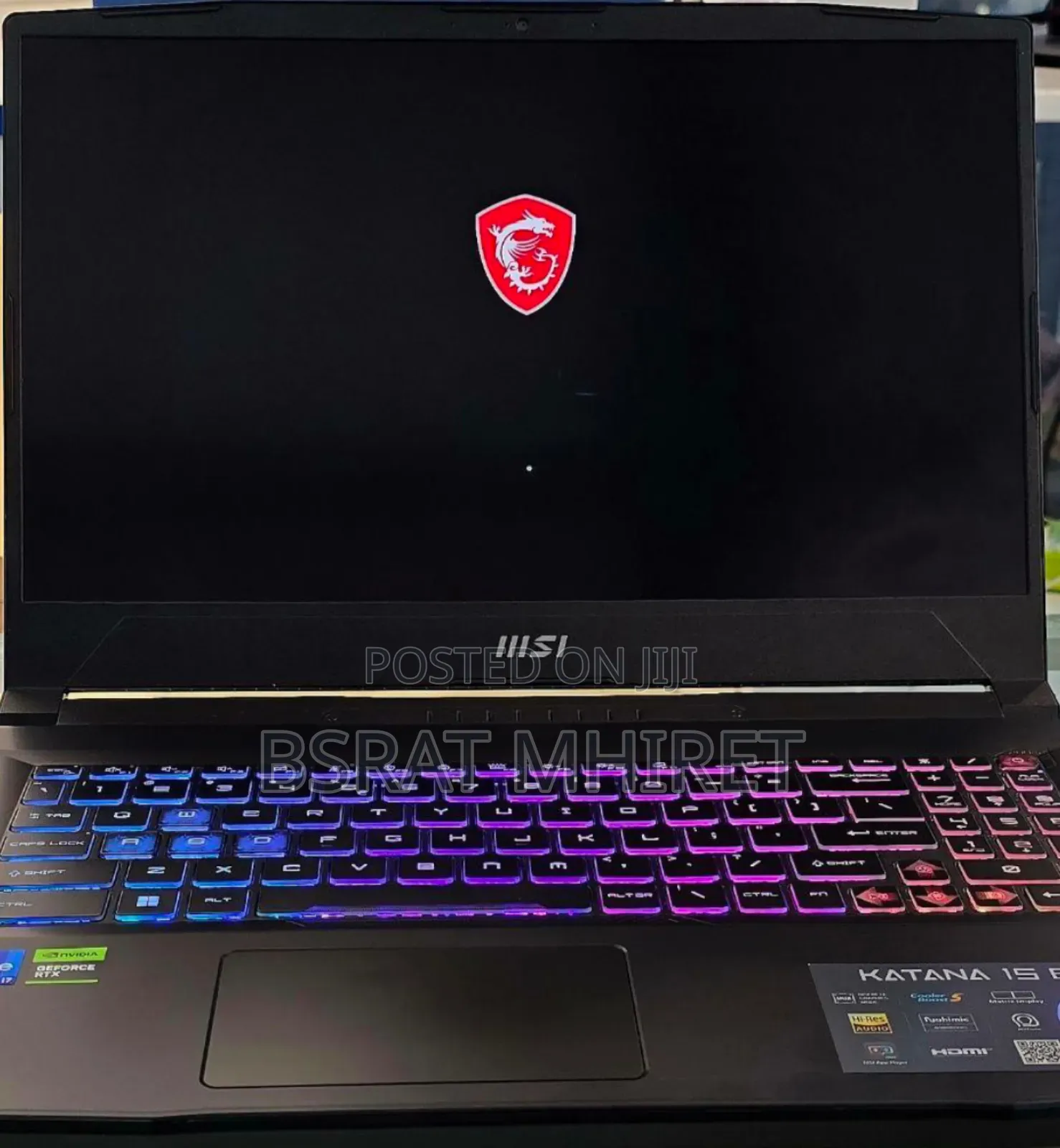 New Laptop MSI Katana 15 16GB Intel Core I7 SSD 512GB