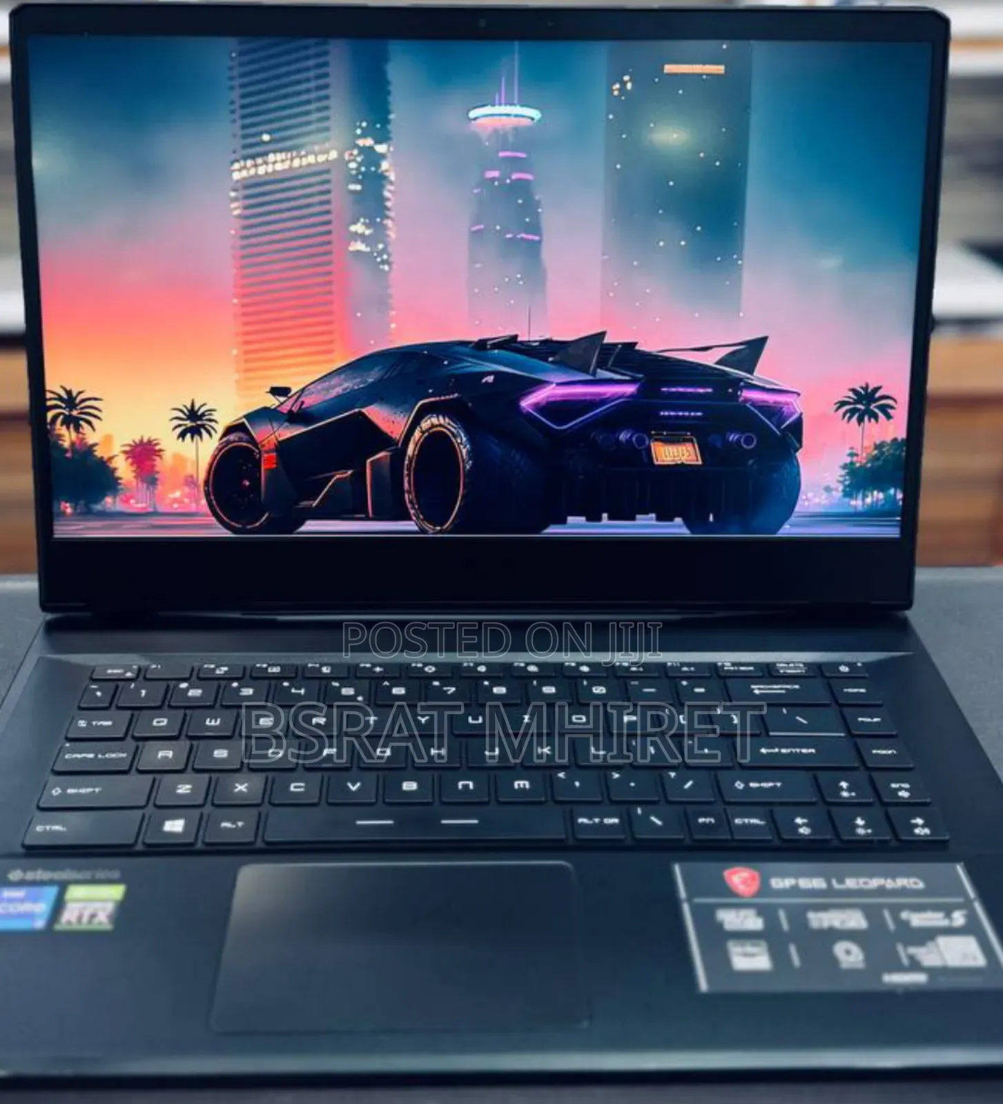 New Laptop MSI GE63 Raider RGB 8RE 16GB Intel Core I7 SSD 1T