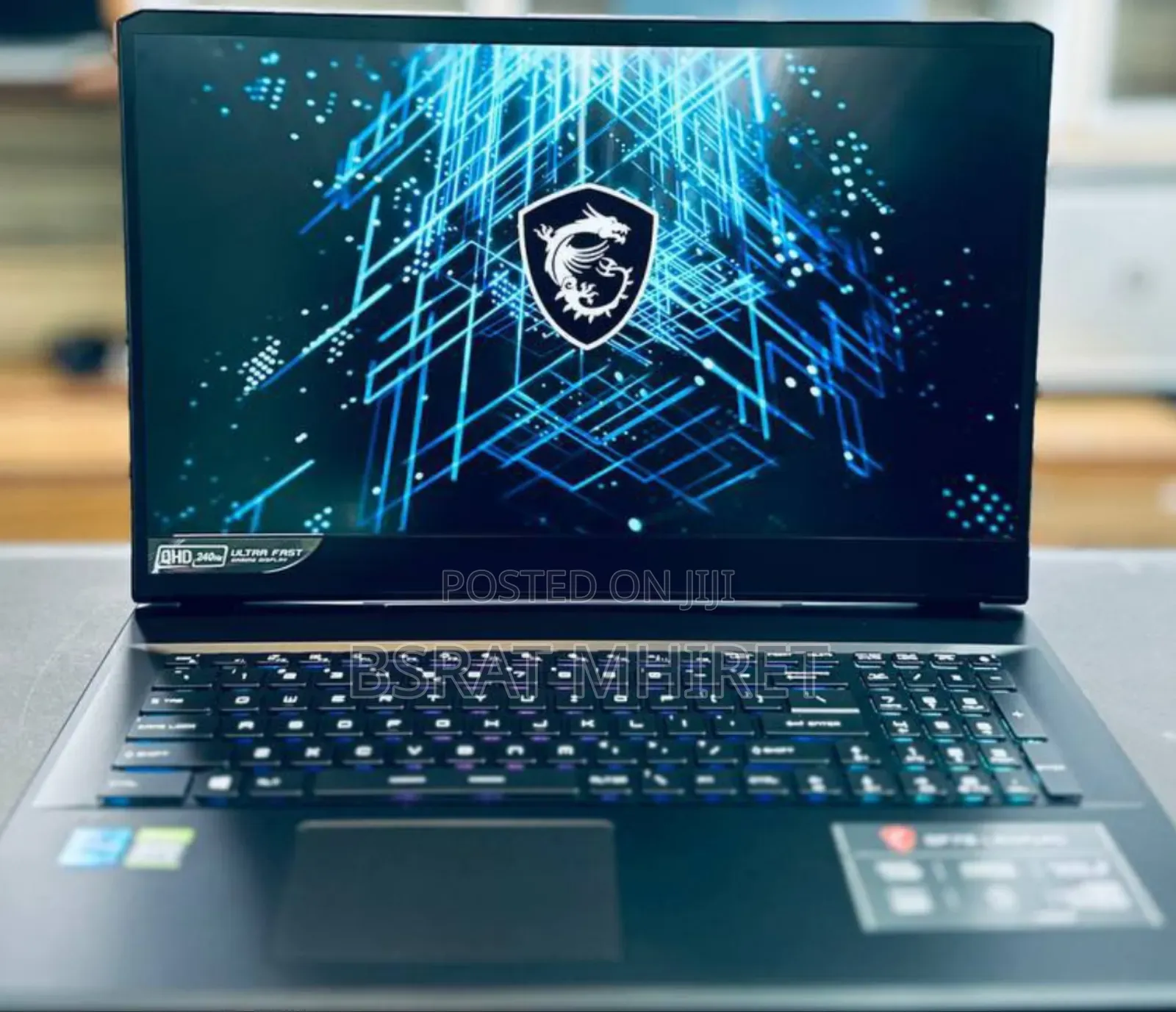 New Laptop MSI GE63 Raider RGB 8RE 16GB Intel Core I7 SSD 1T