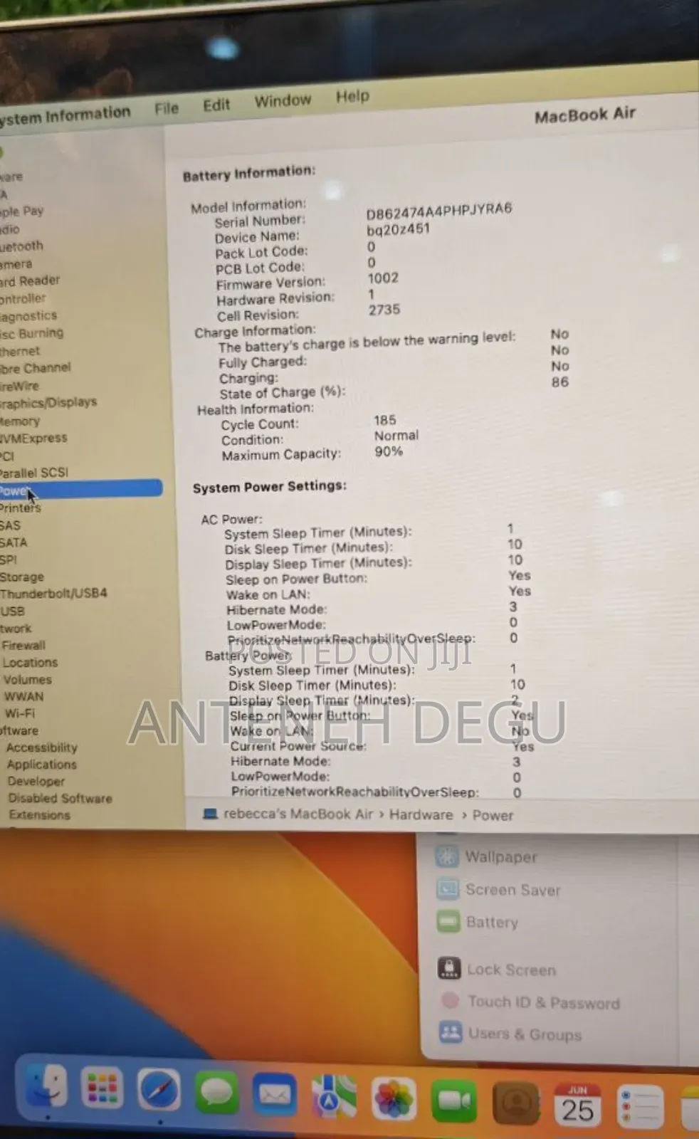 New Laptop Apple MacBook Air 2020 M1 8GB Apple M1 SSD 256GB