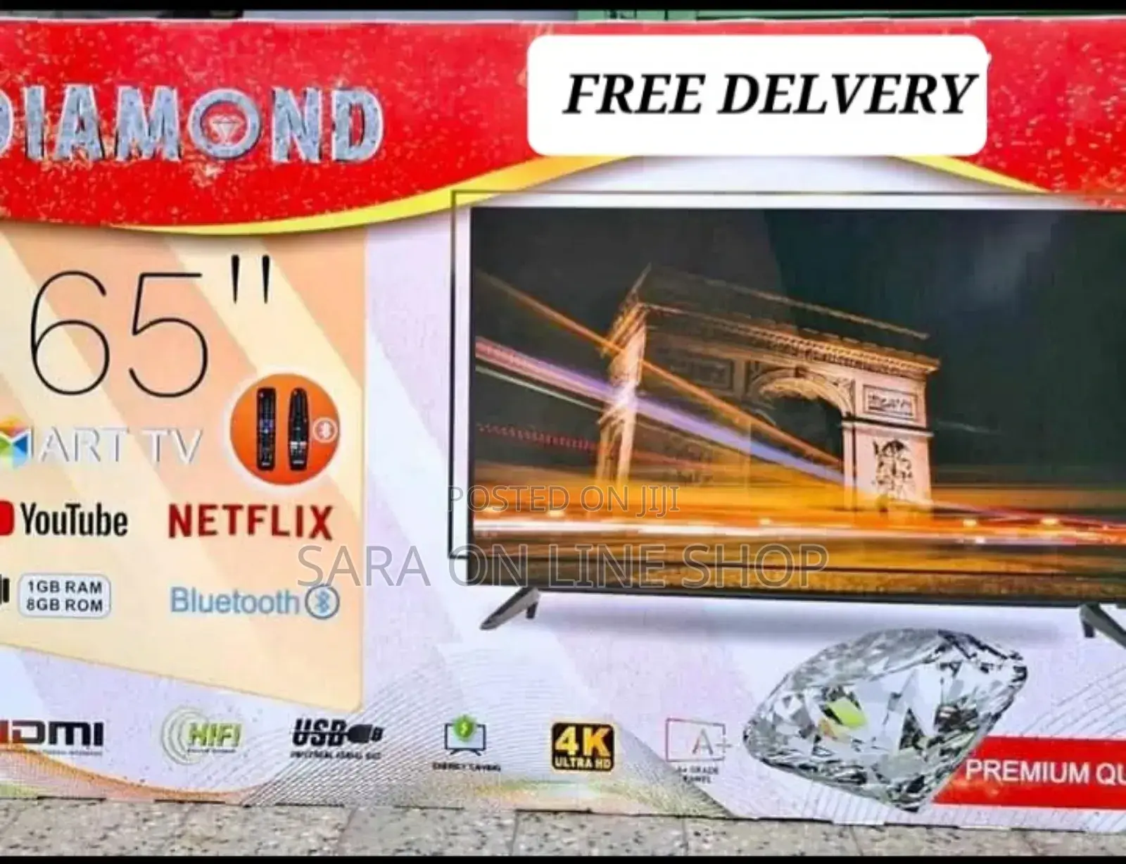 Diamond 65" New 2025 Smart Tv