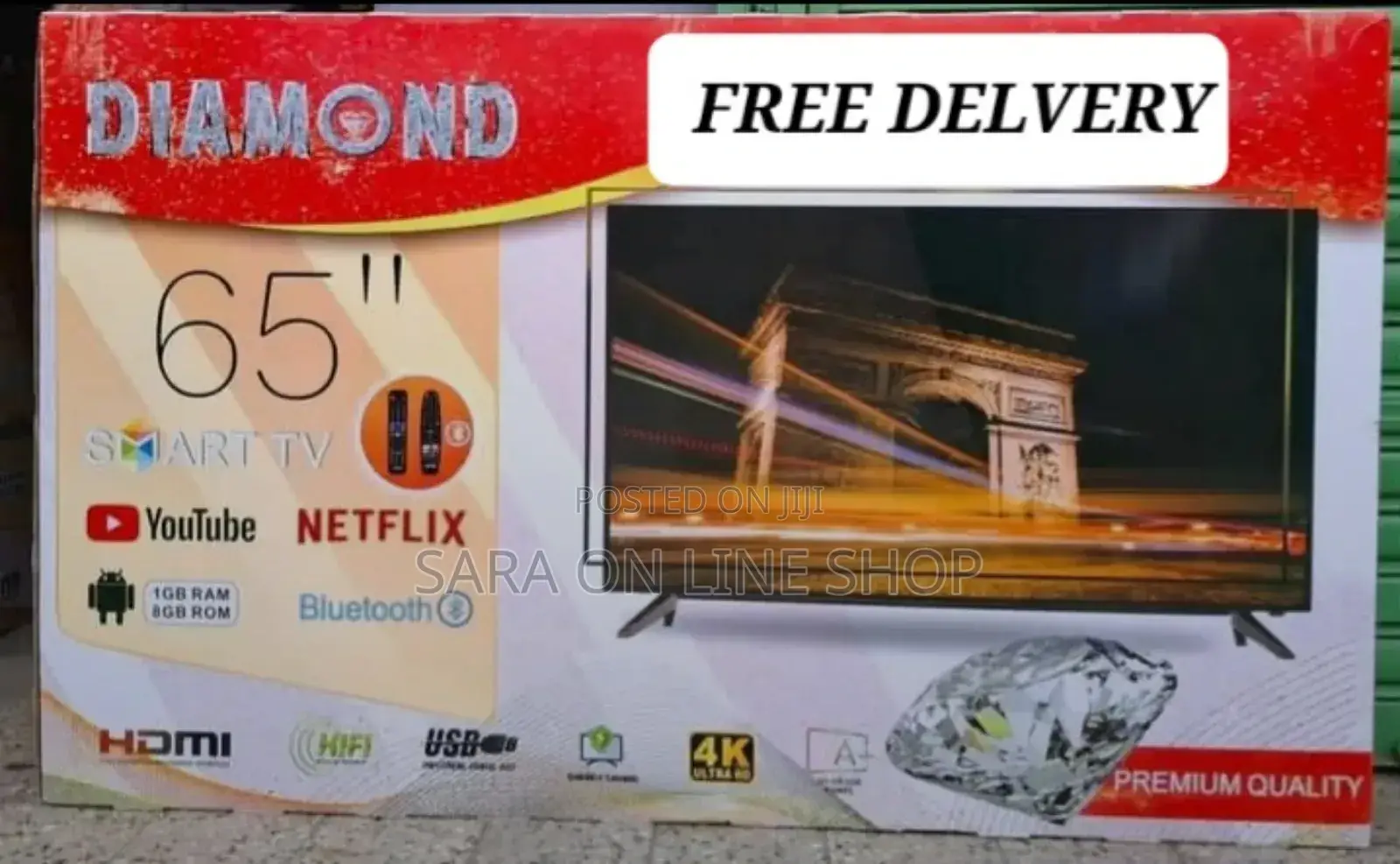 Diamond 65" New 2025 Smart Tv