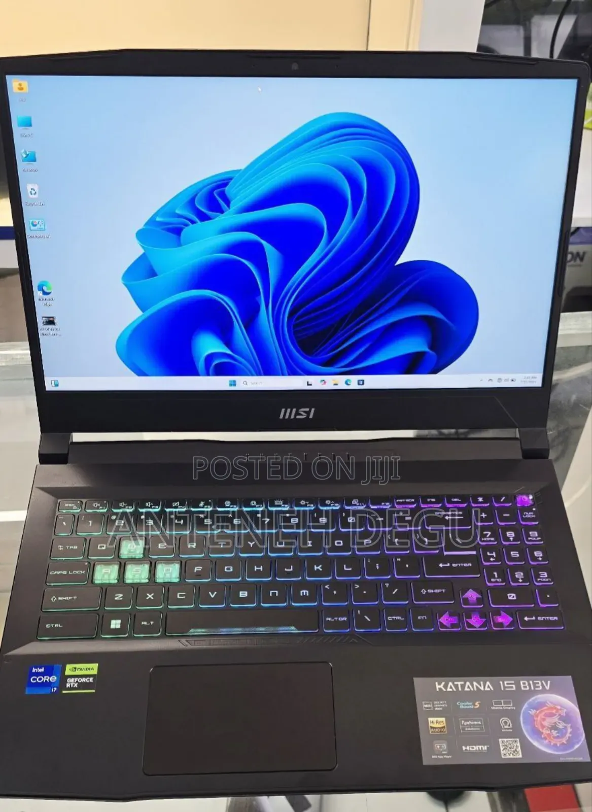 New Laptop MSI Katana 15 16GB Intel Core I7 SSD 512GB