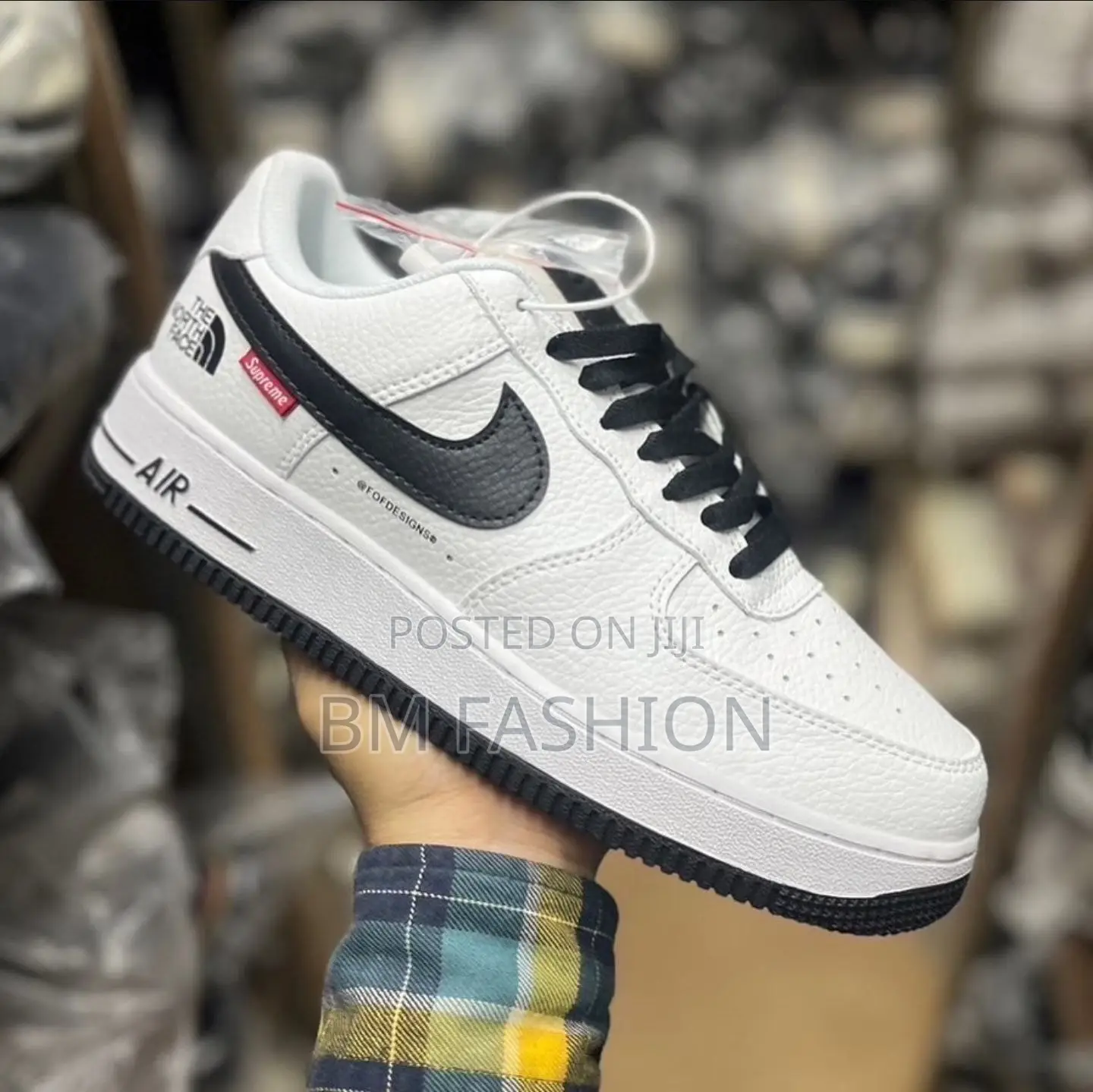 The North Face Nike Air Force White High Quality
