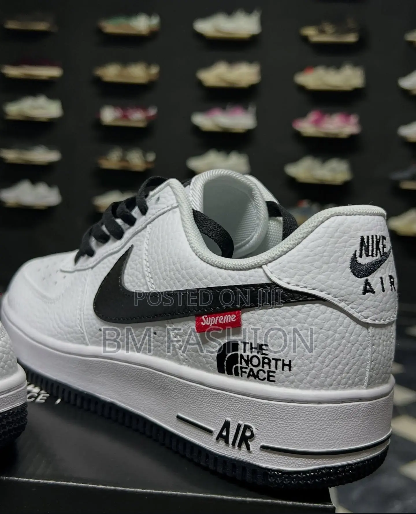 The North Face Nike Air Force White High Quality