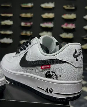 The North Face Nike Air Force White High Quality