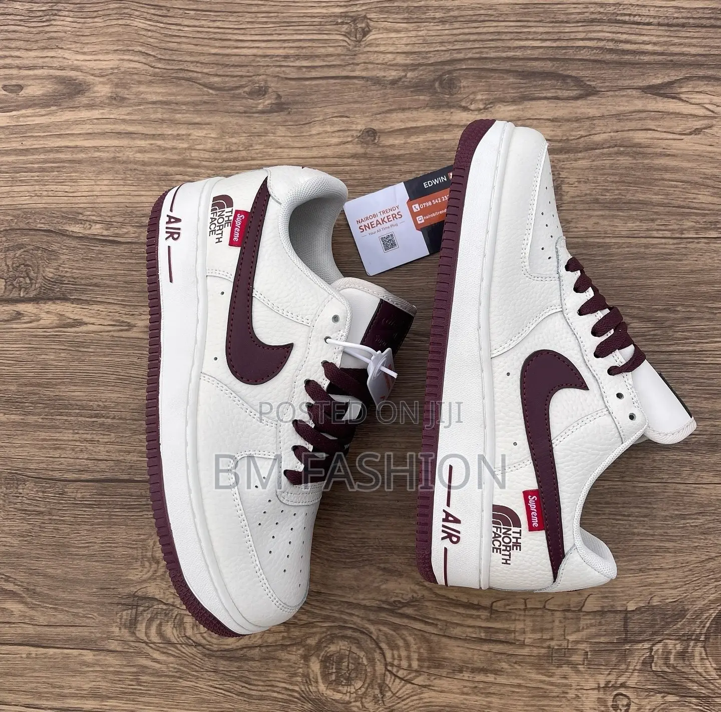 The North Face Nike Air Force Upper Leather