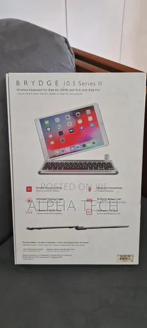 Brydge Wireless Keyboard iPad Air (2019) 10.5" iPad Pro