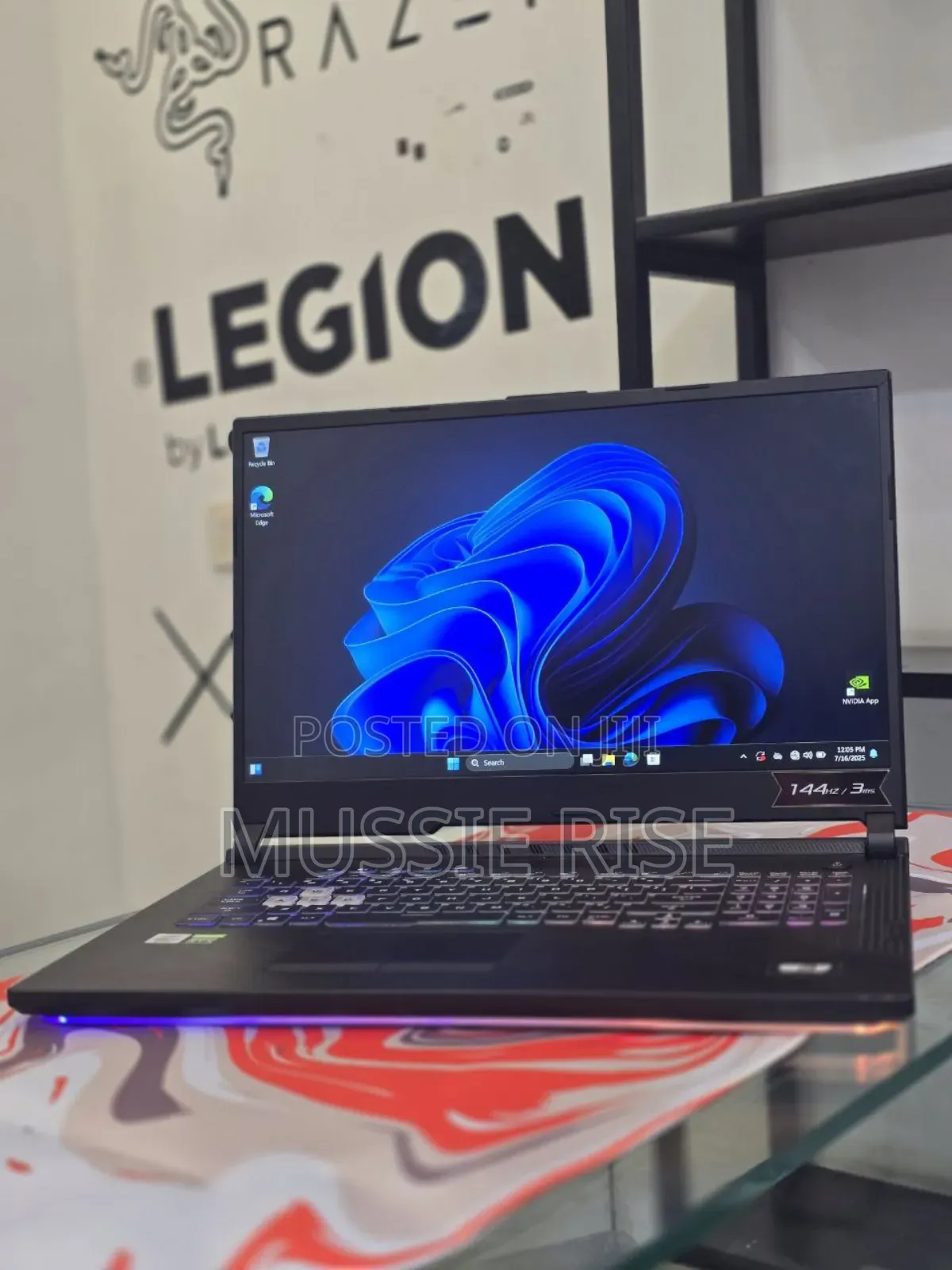 New Laptop Asus ROG Strix G17 16GB Intel Core I7 SSD 512GB