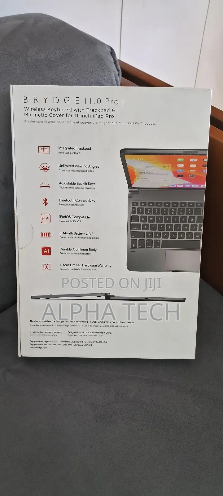 Brydge Wireless Keyboard for 11 Inch iPad Pro