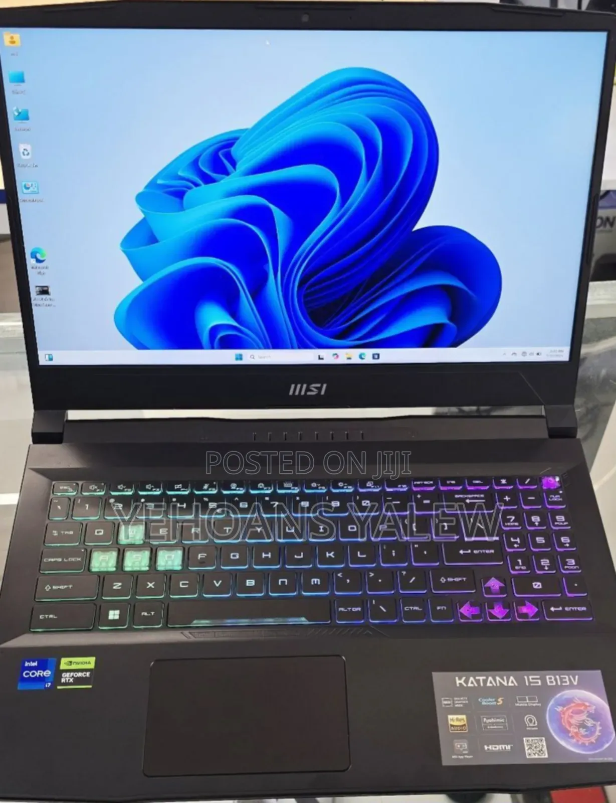 New Laptop MSI Katana 15 16GB Intel Core I7 SSD 512GB