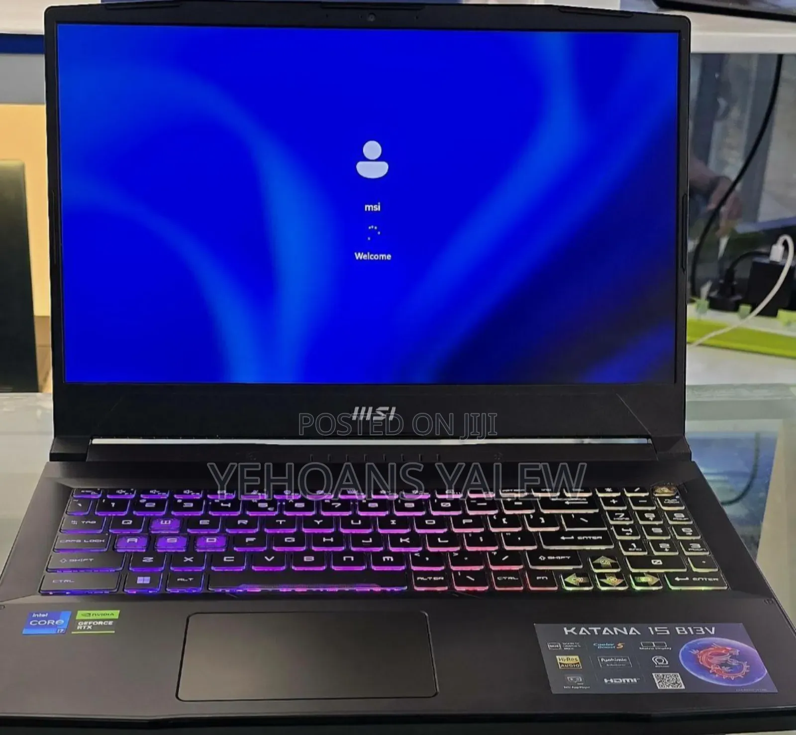 New Laptop MSI Katana 15 16GB Intel Core I7 SSD 512GB